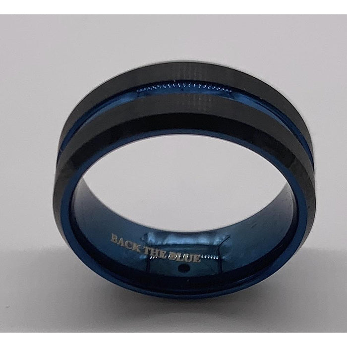 Thin Blue Line Ring-Back the Blue.
