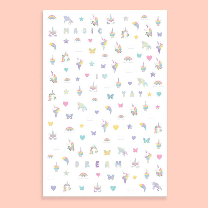 Unicorn Nail Stickers - bubblegum market