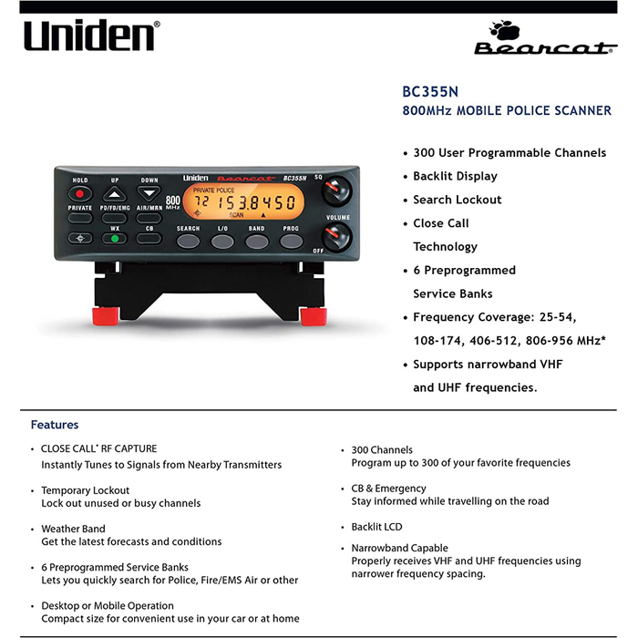 Uniden BC355N