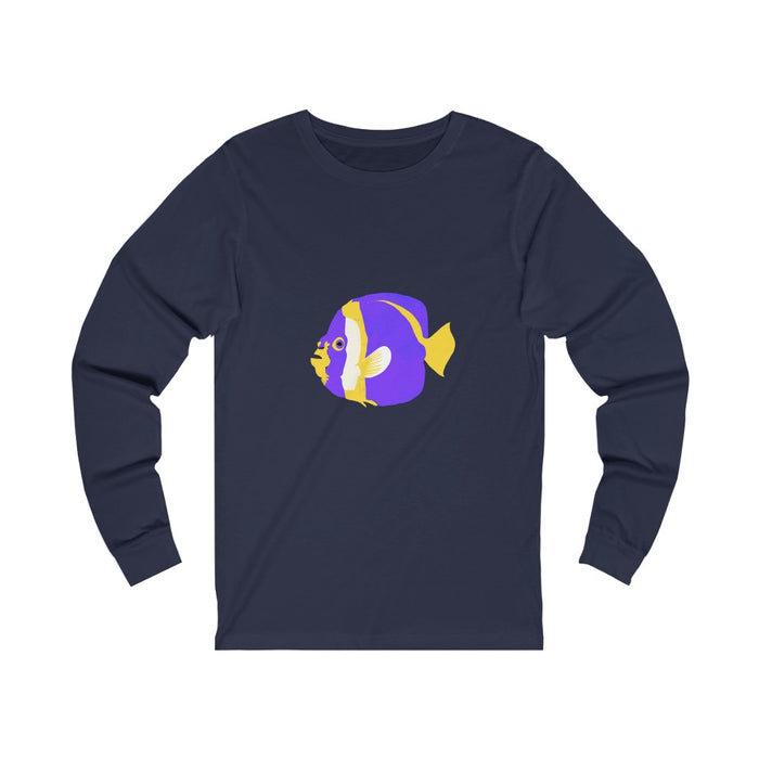 Unisex Jersey Long Sleeve Tee - Fish