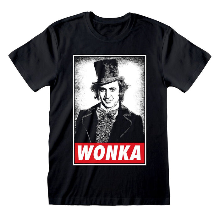 Unisex Short Sleeve T-Shirt Willy Wonka Wonka Black - BYAG.Clothing, Adults unisexWilly WonkaBYAG.D0801098:D08010625056688549374V8H29EC55823E345361D1351868B56BCA91R4324227P1XXL