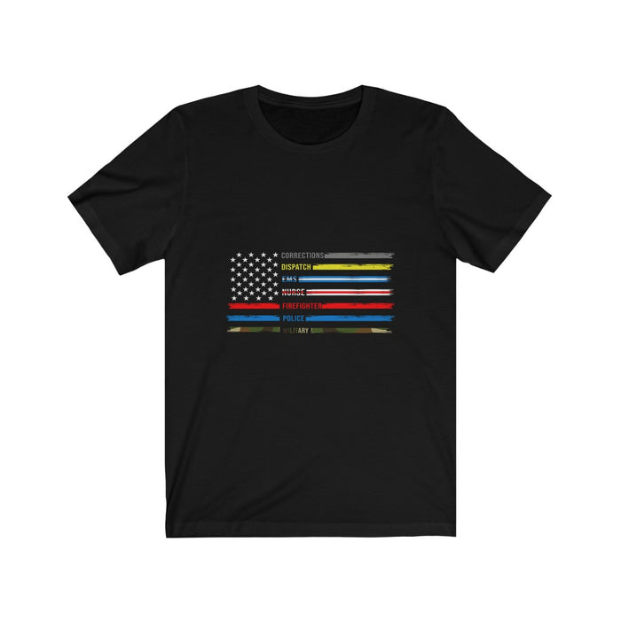US Military Dissipation Nurse Correction Veteran Unisex Short Sleeve Shirt.