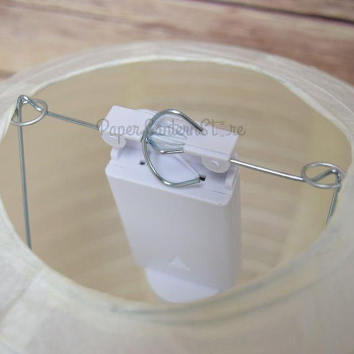 Warm White Crisscross Paper Lantern 10pc Party Pack with Remote Controlled LED Lights Included