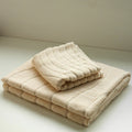 - Ever Lasting - Wavy Cotton Towel / Yellow - Towel - Ever Lasting