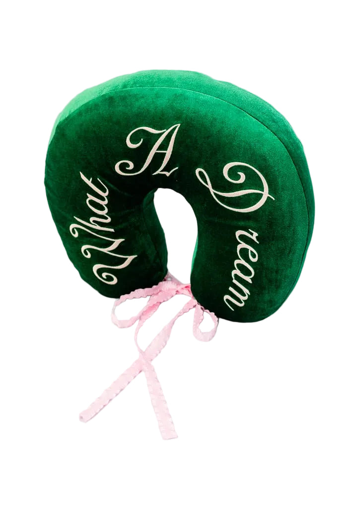 What a Dream Getaway Travel Pillow