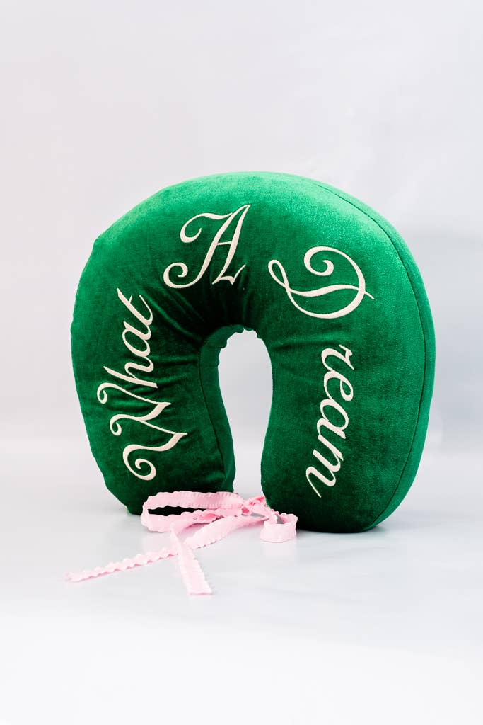 What a Dream Getaway Travel Pillow
