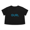 Women's Flowy Cropped Tee, GURL