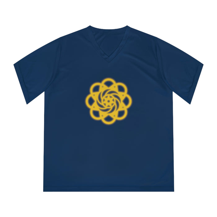 Women's Performance V-Neck T-Shirt - Sacred Geometry