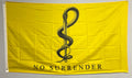 Yellow No Surrender Flag-Snake Eating Sword Flag.