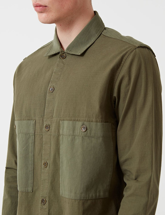 YMC Doc Savage Shirt - Olive