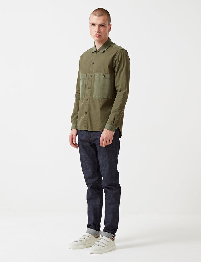 YMC Doc Savage Shirt - Olive